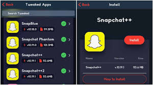 تحميل احدث نسخة من تطبيق سناب شات بلس Snapchat++ للايفون 1