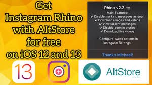 تحميل تطبيق انستاجرام رينو Instagram Rhino احدث نسخة للايفون 2020 3